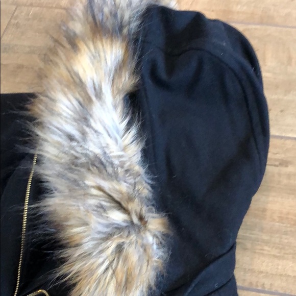 Black wool duffel toggle coat - Picture 5 of 8